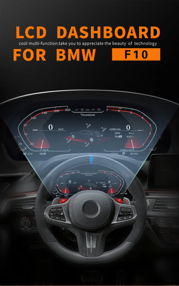 2025 Latest Original Digital LCD Instrument Panel for BMW 5 Series F10 F11 F12 F15 F16 F18 F25 F26 Cluster Cockpit speedometer - Image 2