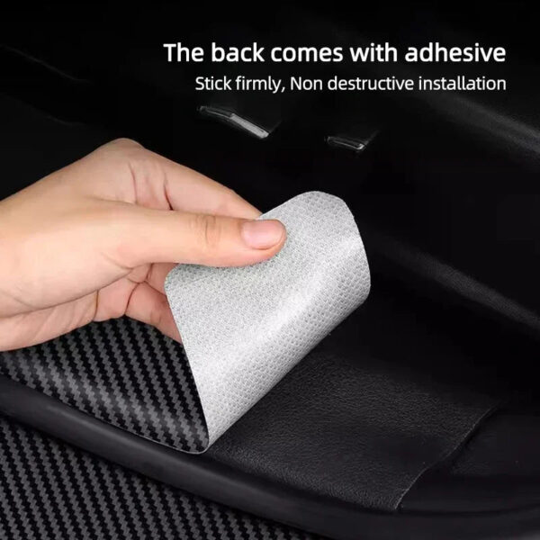5Pcs Car Door Sticker Threshold Anti Scratch Decals Accessories For Honda Civic Fit Accord City Vezel CR-V S660 Odyssey HR-V - Image 5