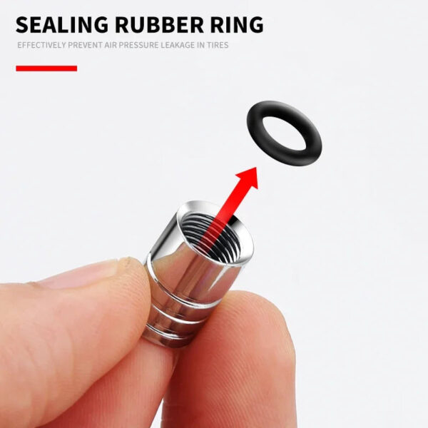 4pcs Metal Car Badges Wheel Tire Valve Caps Auto Accessories For Honda Civic Accord Fit CRV Jazz Odyssey Insight Legend HRV - Image 3
