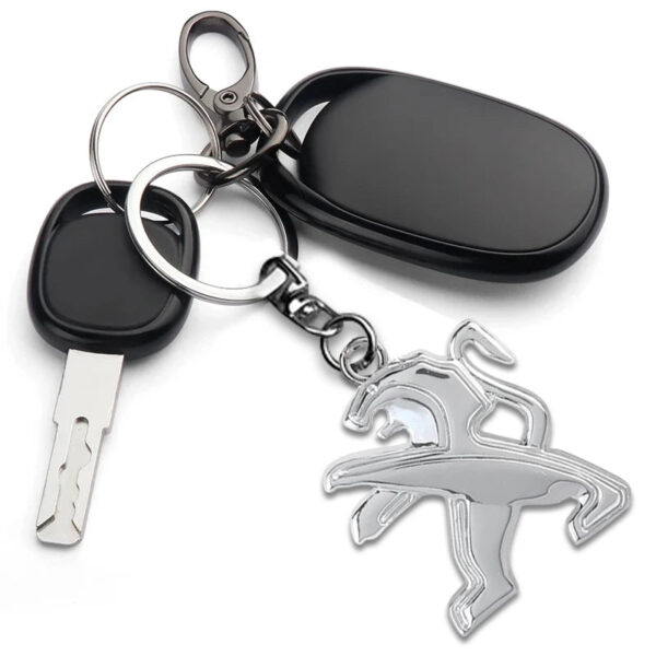 Car Key Chains Keyring Pendant Metal Keychain Holder Auto Accessories For Peugeot BB1 HX1 Partner 3008 4008 2008 5008 4007 6008 - Image 6