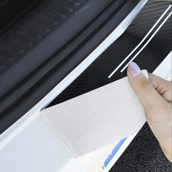 4PCS Pu leather Car Door Sill Threshold Anti-scratch Protector Stickers For Alfa Romeo Sportiva GT 147 156 Mito Auto Accessories - Image 4