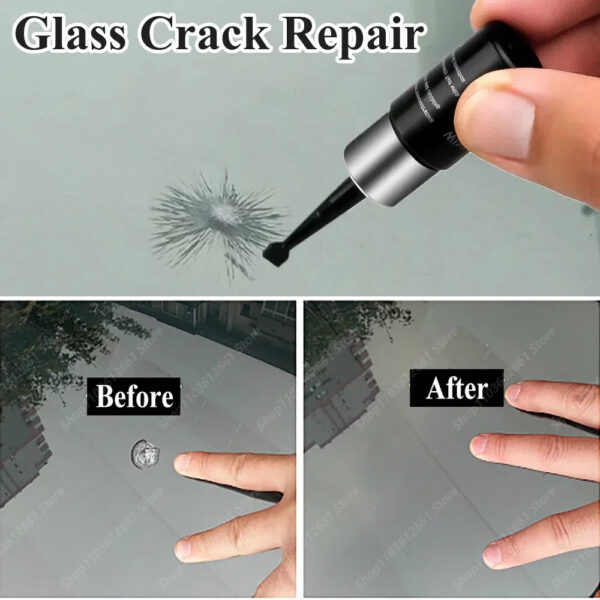 Car window crack repair kit, scratch removal, car, truck, motorcycles, broken repair, windshield, crack recovery kit - Image 4