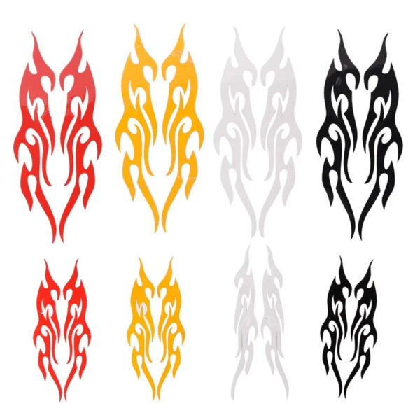 Car Stickers Modified Flame Reflective Sticker Auto Exterior Accessories Decals moto Body Decor Voiture Supplies 자동차 용품 베스트 - Image 3