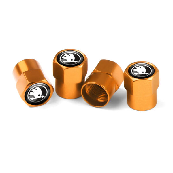 Car Accessories 4pcs Badge Wheel Tire Valve Stem Caps Auto Airtight Covers For Skoda Octavia 2 3 Kodiaq Fabia Karoq Superb 3 VII - Image 13
