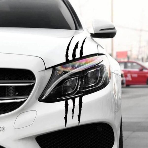 Monster Claw Scratch Car Stickers  Auto Stripe Marks Headlight Vinyl Decal for Car SUV Body Decorative Stickers car accessories - Image 4