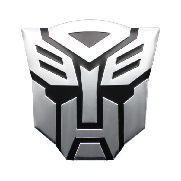 1PCS 3D Aluminum Metal Autobots Logo Transformers Car Stickers Auto Body Trunk Window Car Styling Emblem Badge Decal Accessories - Image 7