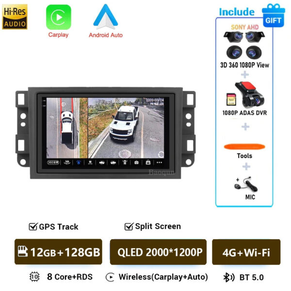 9inch Auto Screen Android For Chevrolet Captiva Aveo Lova Gentra Epica 2006 - 2012 Monitor Video 7862 No 2din Carplay Radio WIFI - Image 8