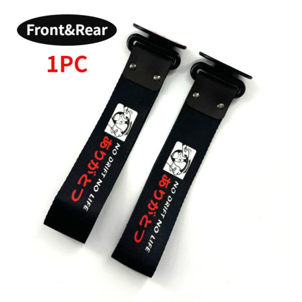 JDM Racing Car Tow Strap Hook Universal Durable Rear Front Towing Equipment for Autos Tuning Accessories Drift Charm Decoration - Image 20