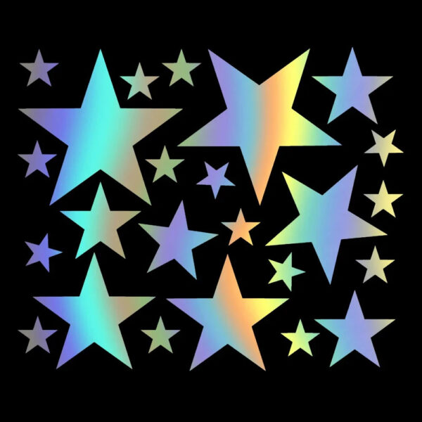 24pcs Galaxy Car Vinyl Stickers - Waterproof Star Decals for Bumper/Windows, Scratch Resistant Auto Decor - Image 7
