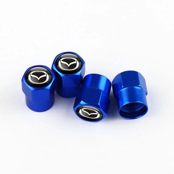 4Pcs Car Styling Aluminium Alloy Wheel Tire Valve Cover Caps Auto Accessories For Mazda CX-3 Bk CX-5 MS Speed 5 6 2 3 CX30 MX-5 - Image 9