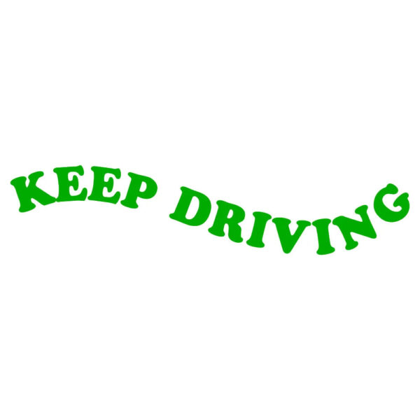 Keep Driving Decals for Car Mirror Funny Auto Decorative Accessories Cute Text Design Car Vinyl Stickers for Vanity Mirror - Image 15