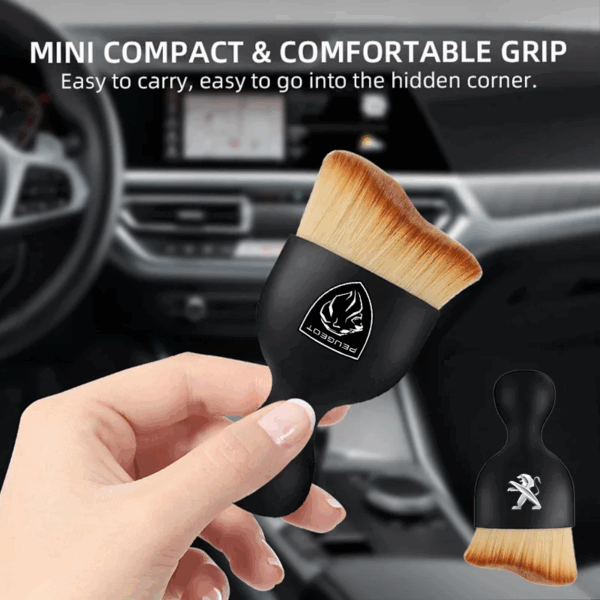 Car Air Conditioner Outlet Dashboard Cleaning Brush Auto Interior Dust Brush for Peugeot 208 2012~2018 308 2014~2021 2008 3008
