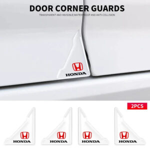 2pcs Transparent Car Door Corner Anti-collision Covers Stickers for Honda Accord Elysion CR-Z Odyssey SPIRIOR Auto Accessories