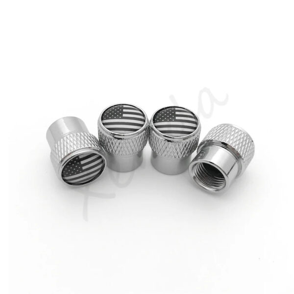 4Pcs USA US America Flags Logo Car Wheel Tire Valve Stem Caps Cover For Toyota Ford Chevrolet GMC VW Honda Jeep Auto Accessories - Image 13