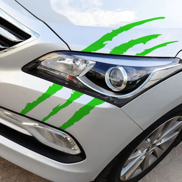 Car Monster Claw Scratch Decal Reflective Sticker For Car Auto Headlight Decoration Vinyl Decal - Image 3