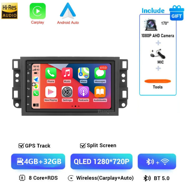 9inch Auto Screen Android For Chevrolet Captiva Aveo Lova Gentra Epica 2006 - 2012 Monitor Video 7862 No 2din Carplay Radio WIFI - Image 13