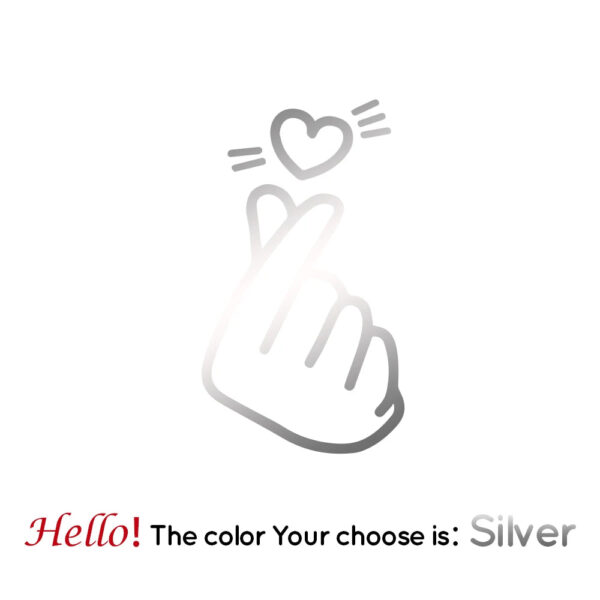 Lovely Korean Love Heart Stickers For Auto Window Decor Vinyl Decal Show Love Car Sticker - Image 9