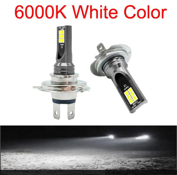 2Pcs Super Bright H4 H7 Led Bulb Car Headlight Motorcycle H1 H3 H8 H9 H11 Auto Fog Lamps 9005 9006 HB3 HB4 Light 12v 24V 80W - Image 10