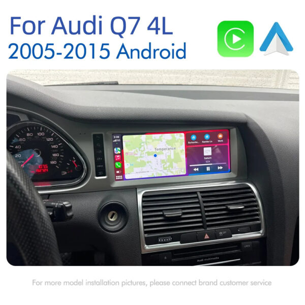 Android 14 Auto Car Radio Carplay Screen For Audi Q7 4L 2005-2015 MMI 2G 3G GPS Navi with Rear Camera Automotive Multimedia DSP - Image 3