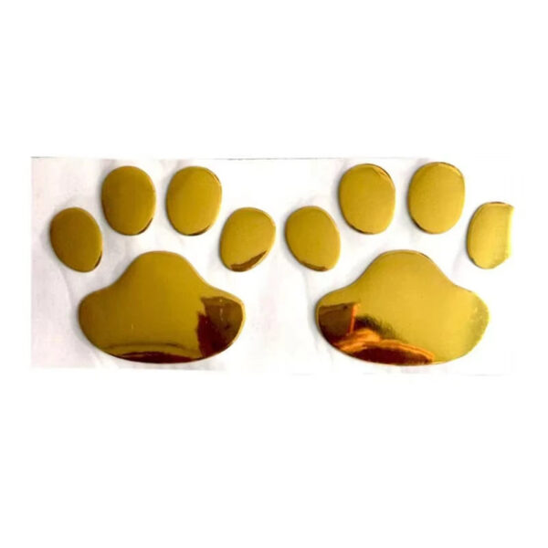 2PCS Car Stickers Creative Decals Paw 3D Animal Dog Cat Foot Prints Car Sticker Decal Auto Motorcycle Sticker Car Accessories - Image 10