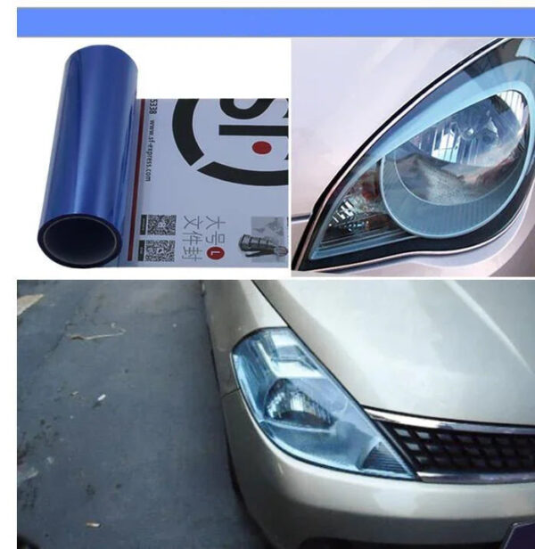 Gloss Transparent Light Black Smoke PVC Film Tint 30 X60cm Auto Car Light Headlight Taillight Tint Vinyl Film Sticker Wrap Cover - Image 12