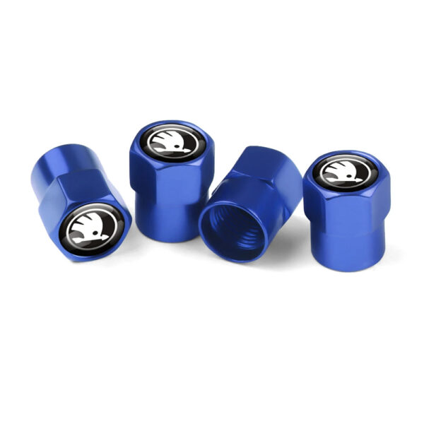 Car Accessories 4pcs Badge Wheel Tire Valve Stem Caps Auto Airtight Covers For Skoda Octavia 2 3 Kodiaq Fabia Karoq Superb 3 VII - Image 15