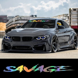 Savage Car Windshield Cool Style Sticker Auto Body Rear Window DIY Decor PVC Vinyl Film Universal Decal Car Tuning Accessories