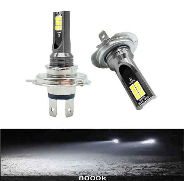 2Pcs Super Bright H4 H7 Led Bulb Car Headlight Motorcycle H1 H3 H8 H9 H11 Auto Fog Lamps 9005 9006 HB3 HB4 Light 12v 24V 80W - Image 13