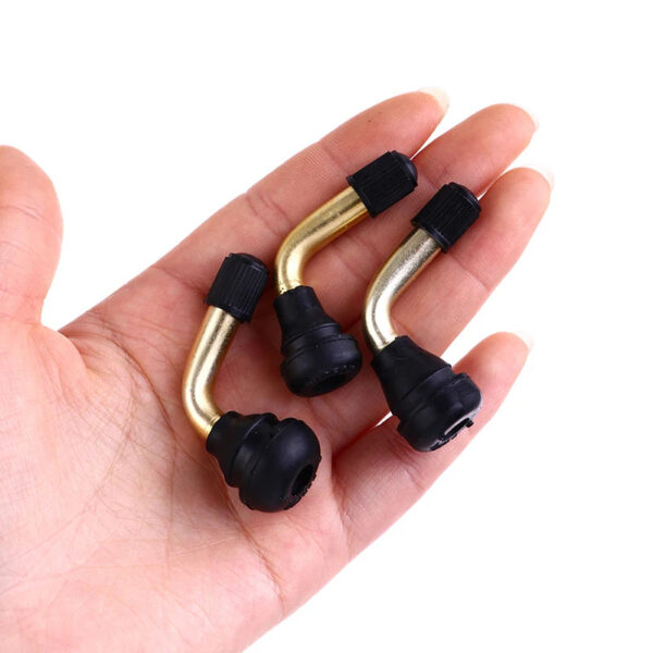 5pcs Motorcycle Tubeless Tire Valve Stems Right Angle 90 Degrees Pull-In Valve Core Tool for Auto Scooter PVR70 PVR60 PVR50 - Image 2