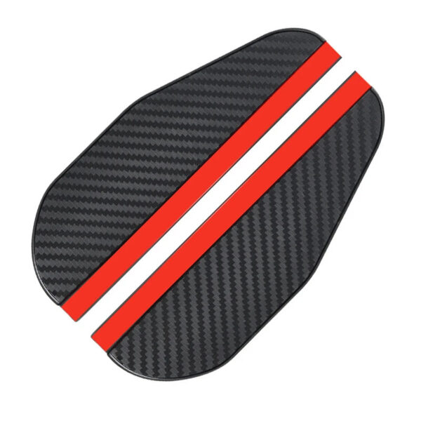 2/4pcs Car Rearview Mirror Rain Eyebrow Carbon Fiber Sun Visor Shade Cover Universal Auto Rear View Mirror Rainy Shield Guard - Image 7