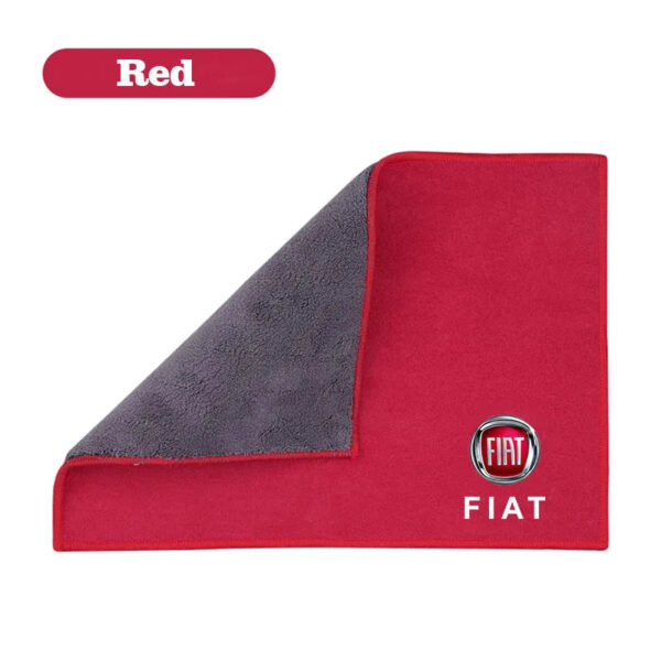 Fiber Fleece Car Cleaning Car Wash Towel Auto Tool Accessories For FIAT 500 Grande Stilo Freemont Punto Astra Bravo 500X Ducato - Image 9