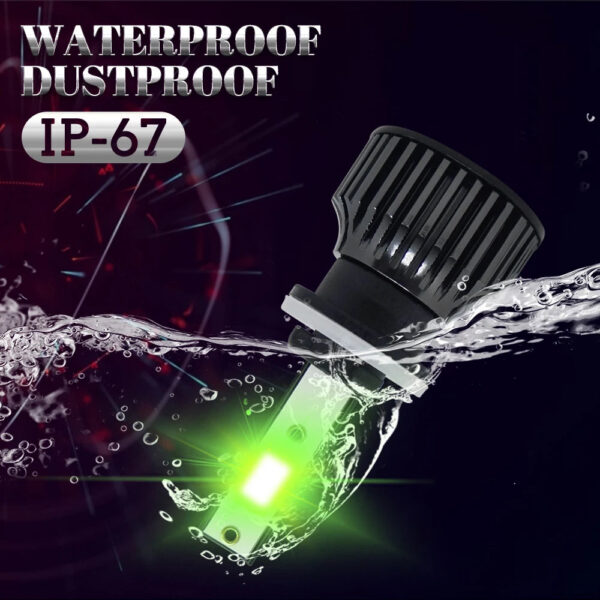 1 Piece 100W Car LED Fog Light Bulbs H8 H9 H11 880 881 5202 9006 HB4 9005 HB3 Auto Repcement Lemon Green Car LED Fog Lamp Bulb - Image 3