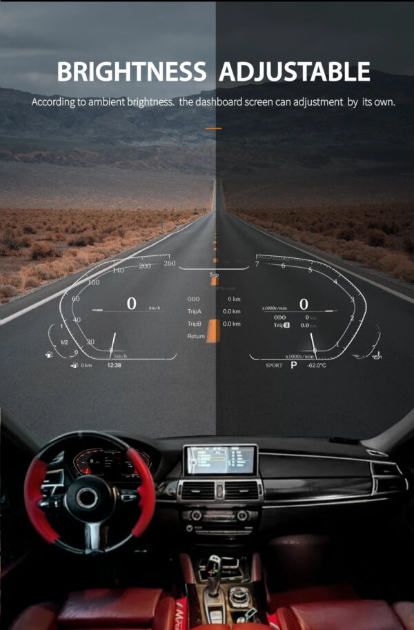 2025 Latest 12.3'' Original Digital LCD Dashboard For BMW X6 E71 E72 CCC CIC Cluster instrument Cockpit speedometer - Image 5