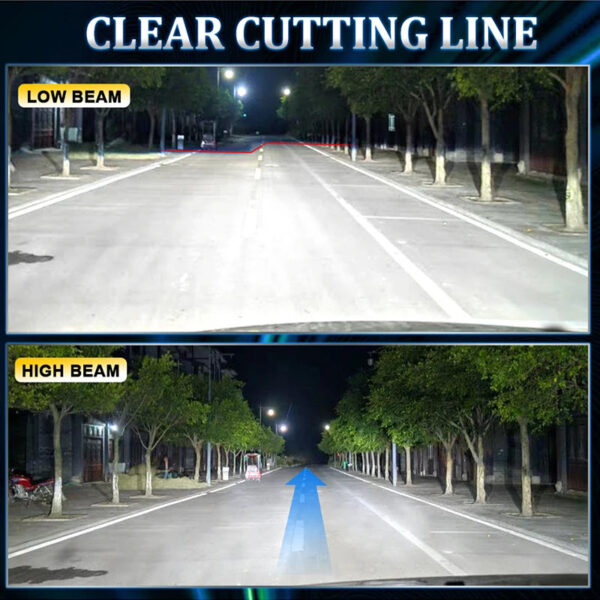 2PCS D2S D4S D2R LED Headlight HID D1S D3S D8S LED Headlamp Bulbs 1000000LM Xenon Car Lights Turbo Lamps Canbus 6000K Plug&Play - Image 2