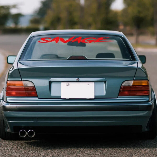 Savage Car Windshield Cool Style Sticker Auto Body Rear Window DIY Decor PVC Vinyl Film Universal Decal Car Tuning Accessories - Image 4
