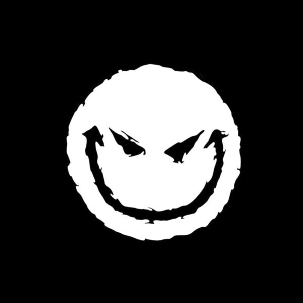 Y672# Die-Cut Vinyl Decal For Evil Smile Face Car Sticker Waterproof Auto Decors on Car Body Bumper Rear Window Laptop - Image 2