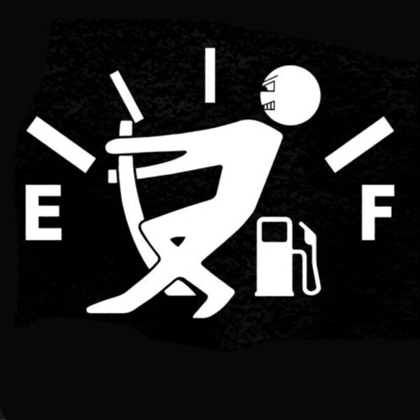 Creative Funny Car Pull Fuel Tank Pointer Reflective Vinyl Sticker Decal Car Styling Sticker Decal Auto Exterior Decoration - Image 4