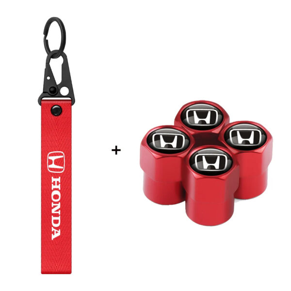 Car Keychain Key Ring  Auto Tire Wheel Valve Caps Accessories for Honda Mugen INSPIRE XR-V CR-V UR-V CR-Z Fit Type R Type S VTEC - Image 7