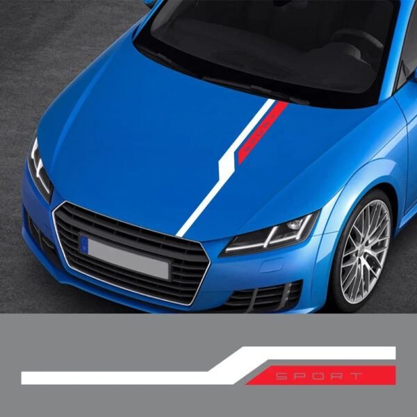Car Hood Bonnet Sticker For Audi BMW Nissan Toyota Jeep Hyundai Ford Kia Honda Renault Subaru Graphics Sport Auto Decor Decal - Image 2