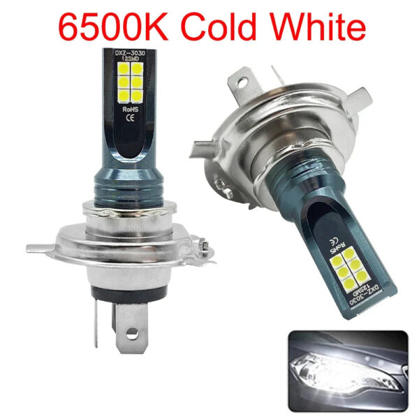 2Pcs H4 H7 LED Headlight H11 H8 H9 H10 H1 H3 Car Fog Light Bulbs 9005 9006 Auto Driving Running Lamps 12000LM 80W 12V - Image 11