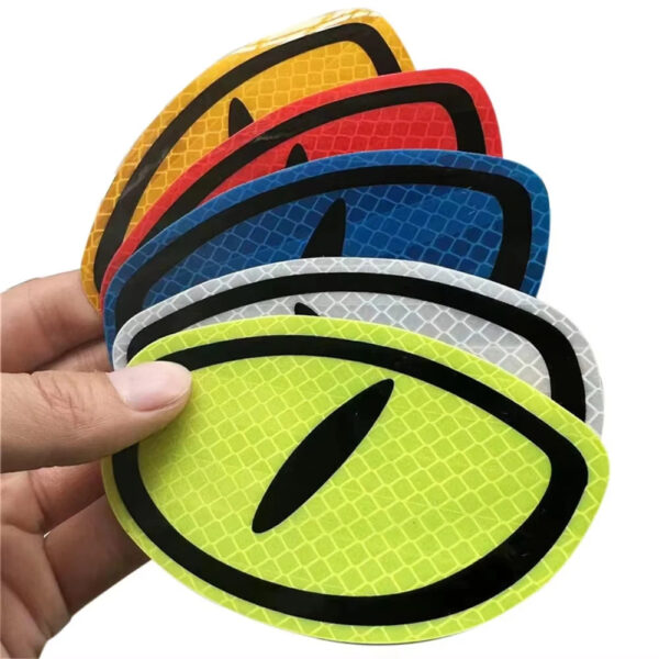 Car Reflector Sticker Night Driving Safety Decal For Auto Truck Motorcycle Trailer Cat Eye Reflective Safety Warning Tape - Image 4