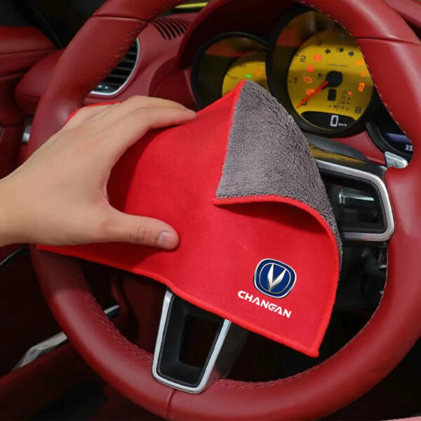 Fiber Fleece Car Cleaning Car Wash Towel Auto Tool Accessories For Changan CS75 CS35 CS15 CS95 RAETON CX70 CS55 EADO CS15EV etc - Image 2