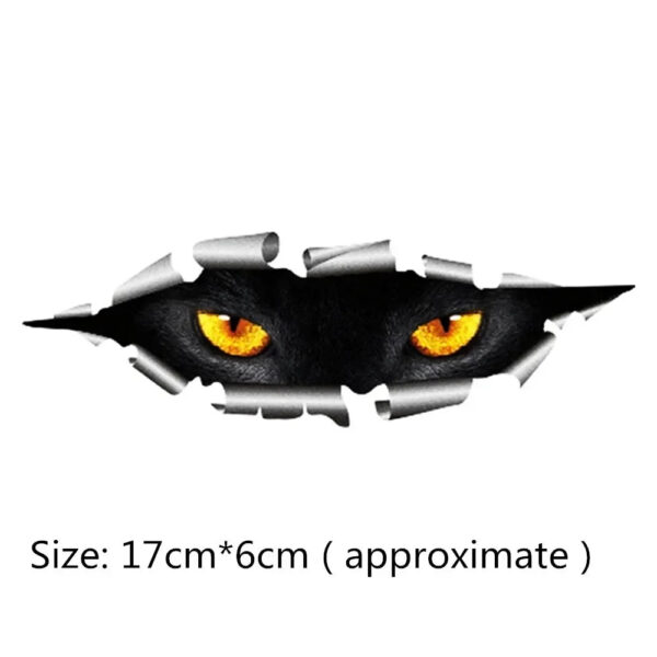 General Waterproof and Sunscreen Cars Stickers 3D Personalized Car Stickers Creative Cat Eye Stickers Car Accesorios Para Auto - Image 7
