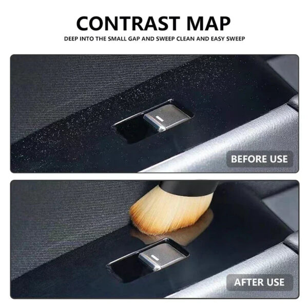 Car Air Conditioner Outlet Dashboard Cleaning Brush Auto Interior Dust Brush for Mercedes Benz W211 W203 W204 W210 W124 W202 CLA - Image 3