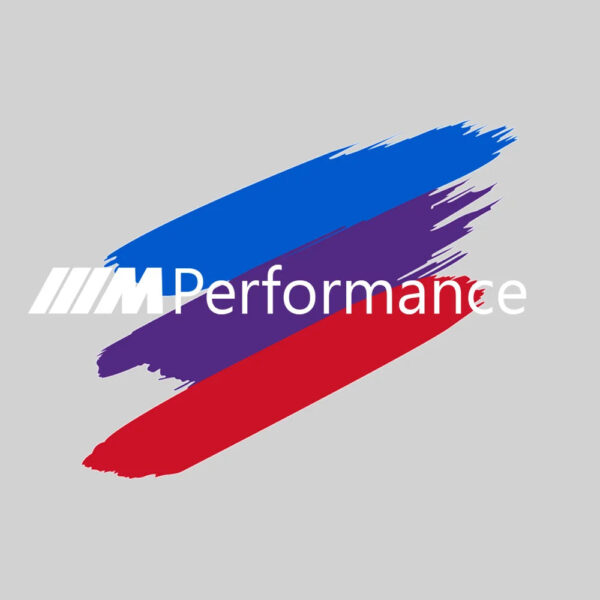 1pc PVC Tri-Color Car Emblem Windown Door Auto Body Sticker For BMW M Performance E46 E90 E60 F30 E39 F10 E87 E82 Car Accessorie - Image 7