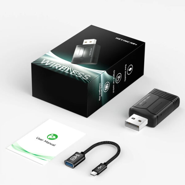 2025 HEYINCAR 2in1 Wireless Android Auto Adapter  Carplay Smart Dongle Plug and Play For  Kia Volvo Audi MG Opel VW Hyundai Jeep - Image 6