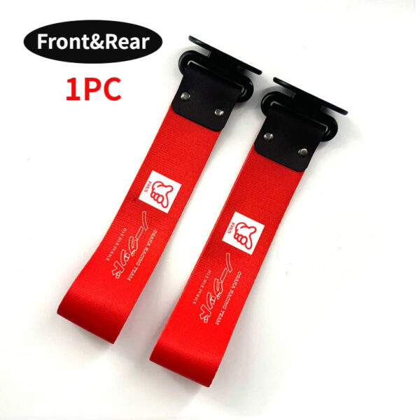 JDM Racing Car Tow Strap Hook Universal Durable Rear Front Towing Equipment for Autos Tuning Accessories Drift Charm Decoration - Image 24