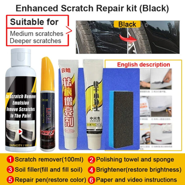 Car Scratch Remover Paint Care Tools Auto Swirl Remover Scratches Repair Polishing Auto Body Grinding Compound Anti Scratch Wax - Image 14