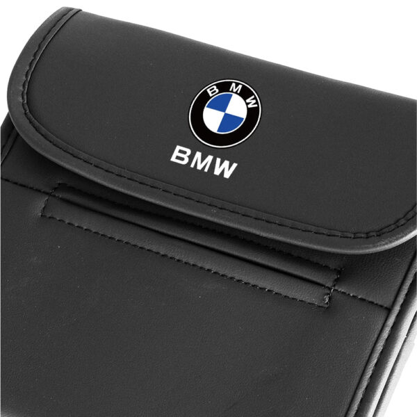 PU Leather Car Tissue Box Paper Towel Bag Hanging Storage For BMW M E39 E46 E60 E90 F30 F10 F20 F25 F15 X1 X3 Auto Accessories - Image 4
