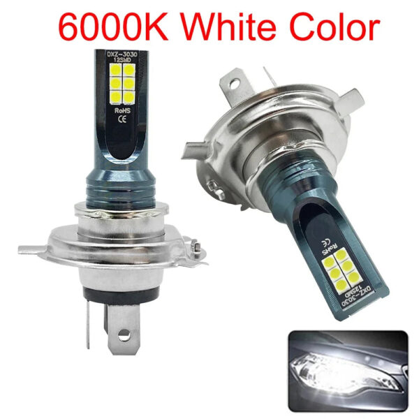 2Pcs H4 H7 LED Headlight H11 H8 H9 H10 H1 H3 Car Fog Light Bulbs 9005 9006 Auto Driving Running Lamps 12000LM 80W 12V - Image 10